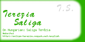 terezia saliga business card